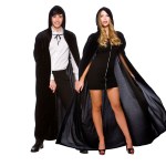 Velvet black cloak